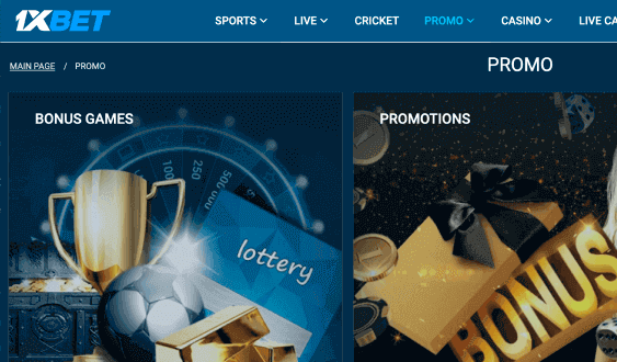 Bonuses at 1xBet