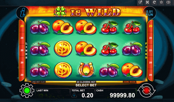 Click the spin button or the auto spin button to spin the reels