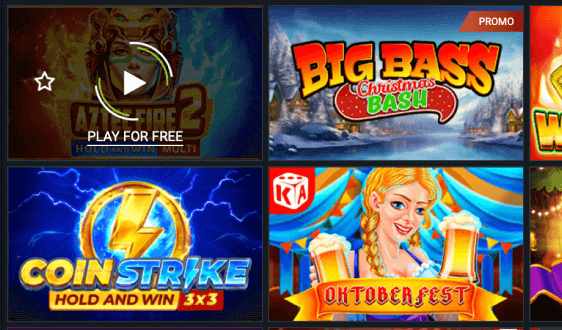 Games at 1xBet Casino
