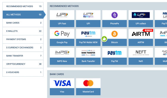 Replenish your account