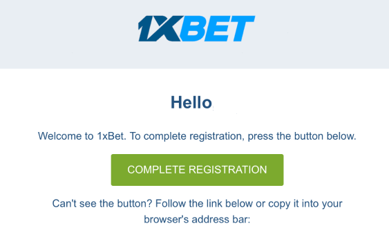 Confirm your account